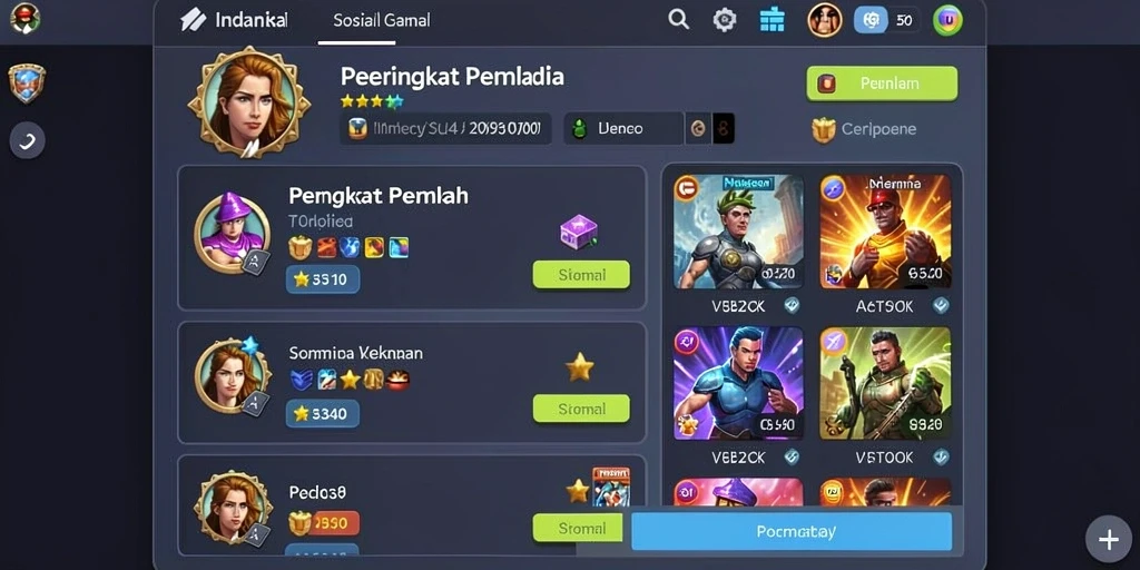 Tampilan antarmuka yang menarik dan user-friendly.