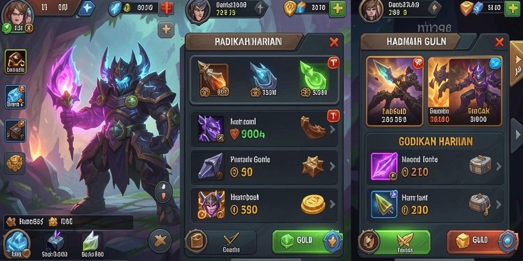 Tampilan menarik dari antarmuka aplikasi BATARATOTO.
