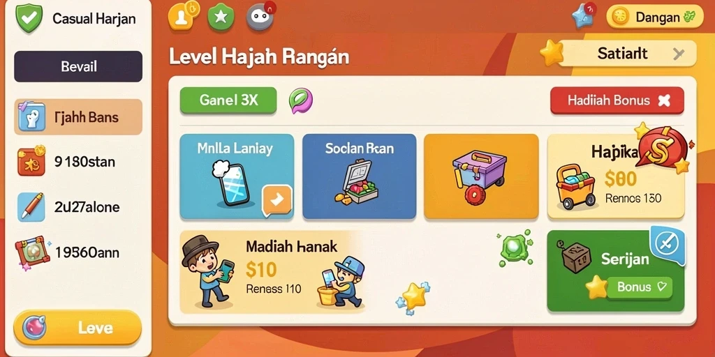 Tampilan antarmuka yang menarik dan user-friendly.
