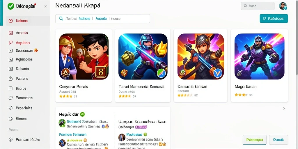Tampilan antarmuka yang menarik dan mudah digunakan.