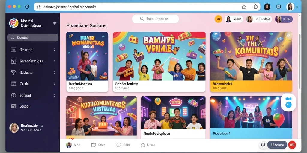 Tampilan antarmuka yang modern dan menarik.