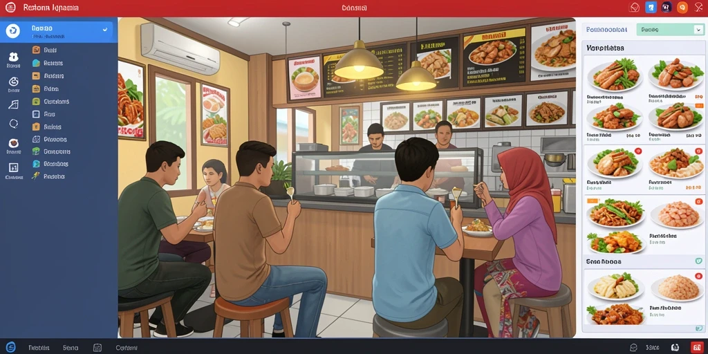 Tampilan antarmuka yang user-friendly.