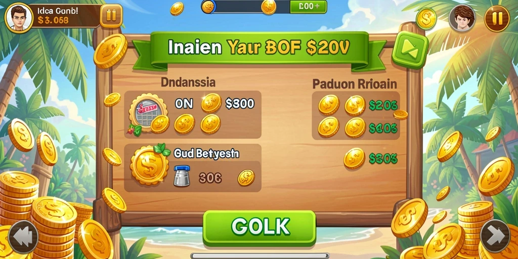 Tampilan antarmuka NAGAWIN yang menarik.