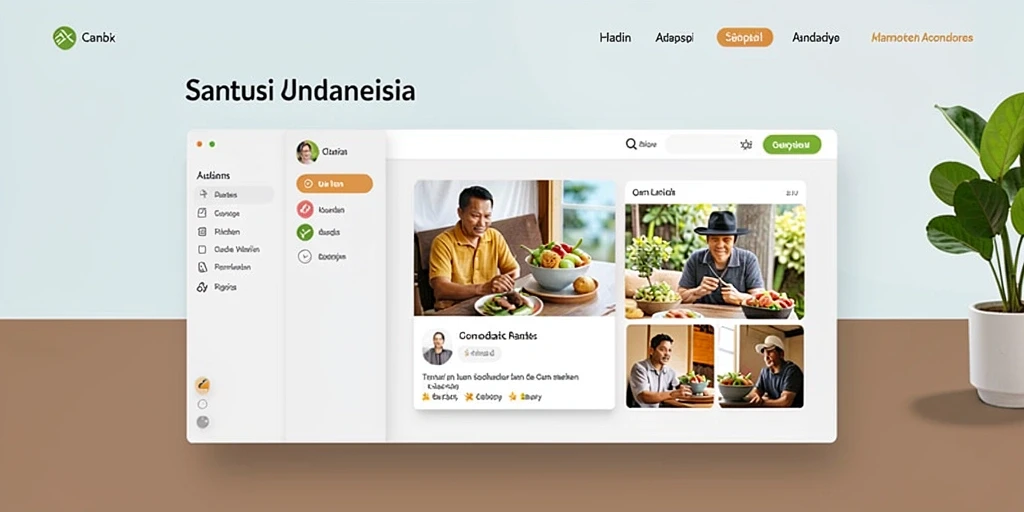 Tampilan antarmuka yang modern dan user-friendly.