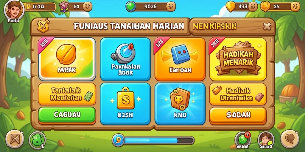Tampilan antarmuka yang menarik dan user-friendly.